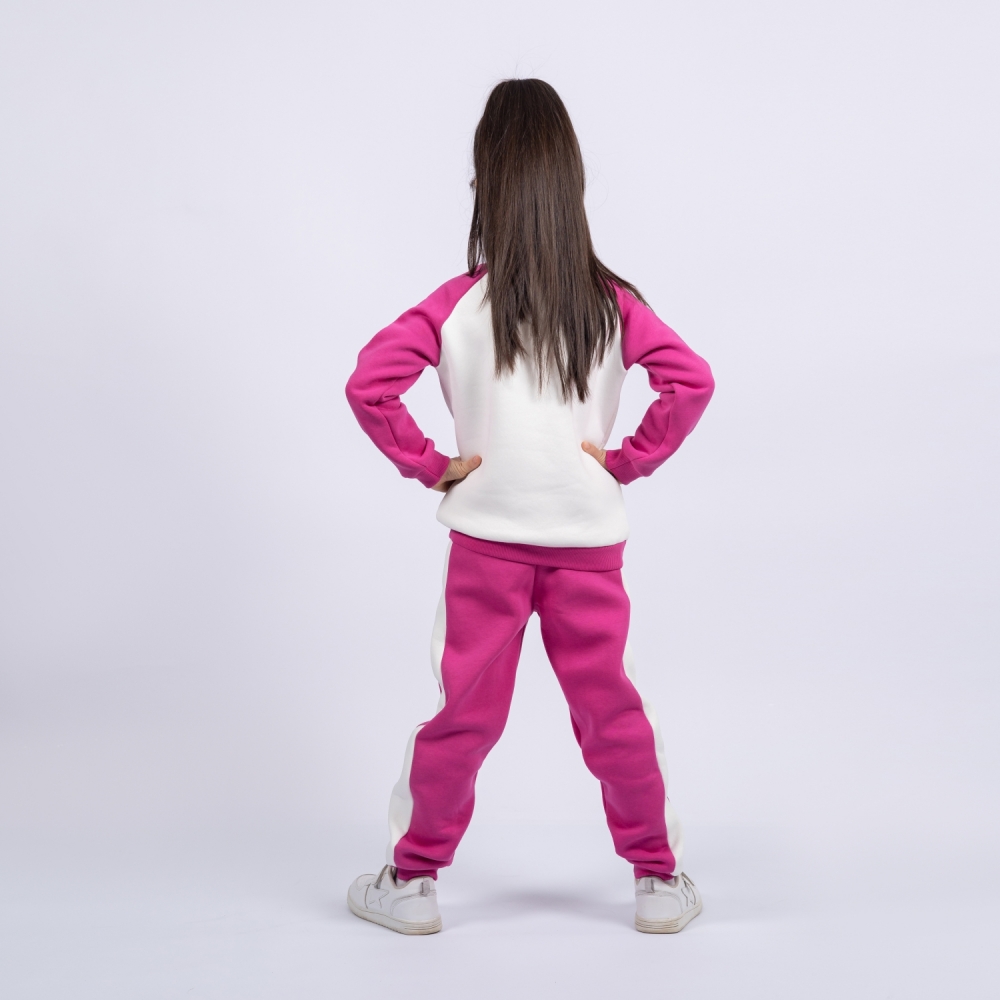 314-М. Свитшот + Штаны, малина, хлопок 65%, 35% ПЭ, 3-х нитка (начес) 98,104,110,116