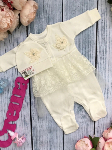 Купить оптом 163.Комбинезон ясельный, хлопок 100 % интерлок в Хасавюрте